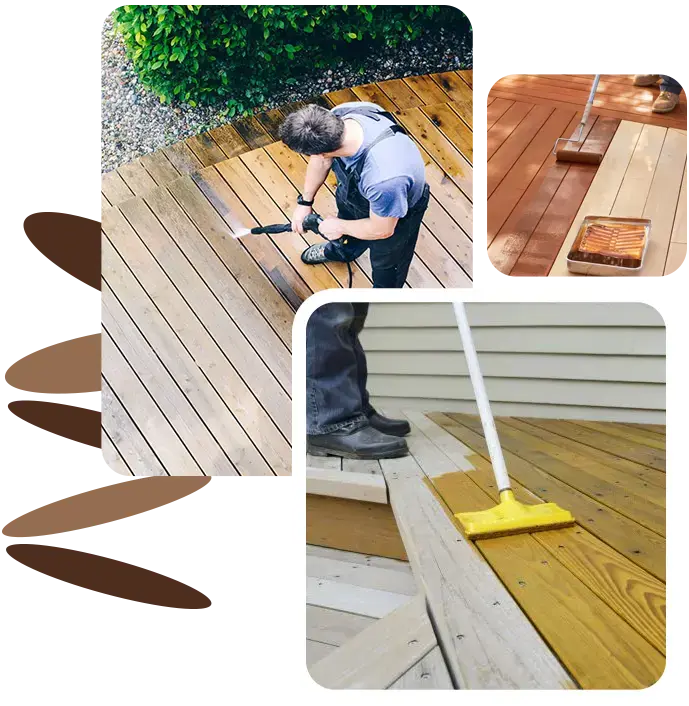 Professional deck power washing and deck sealing