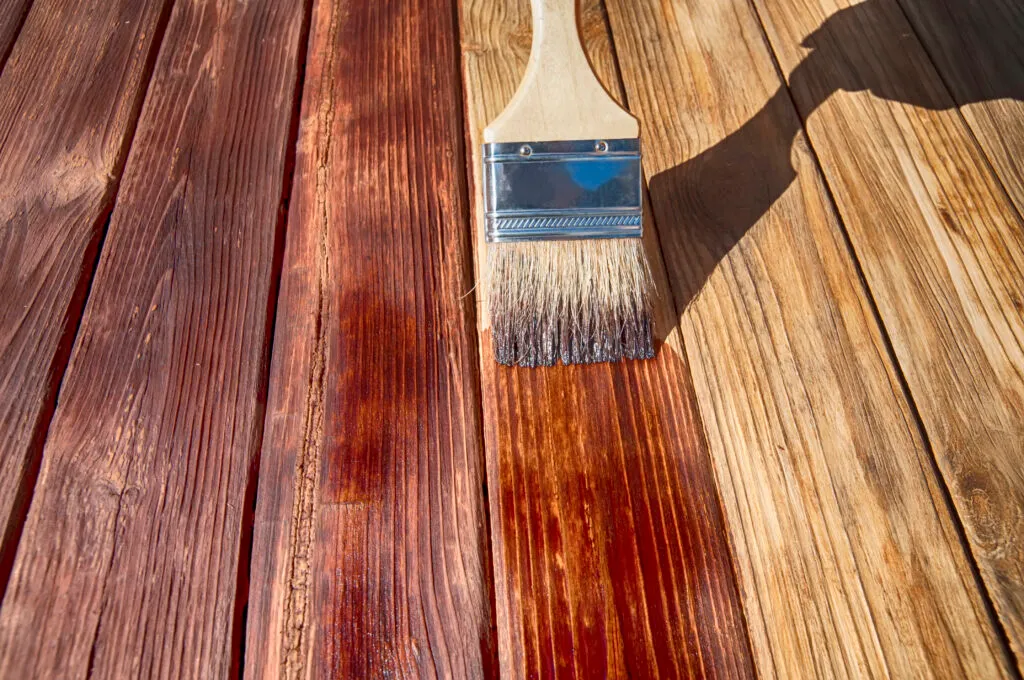 deck staining