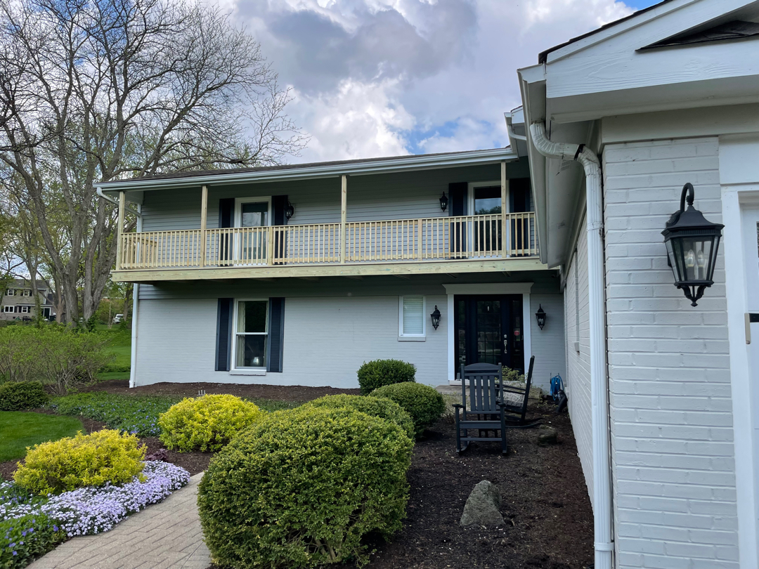 Balcony deck repair for Barrington homeowner