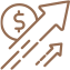 Arrows and coin