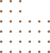 a black and brown background with dots