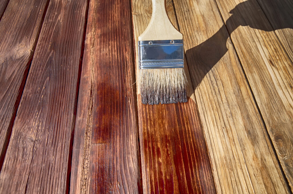 deck staining