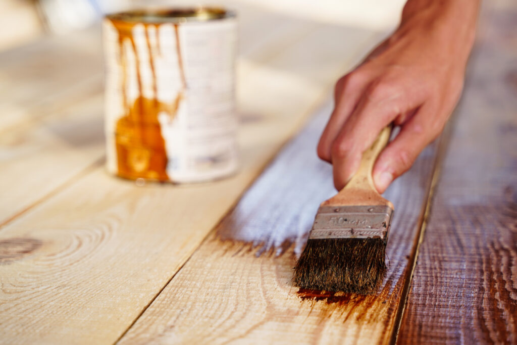 deck restaining
